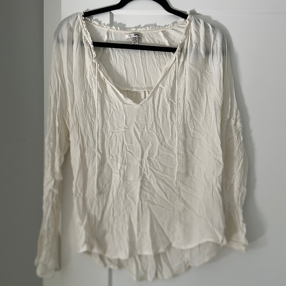 White Bohemian Blouse